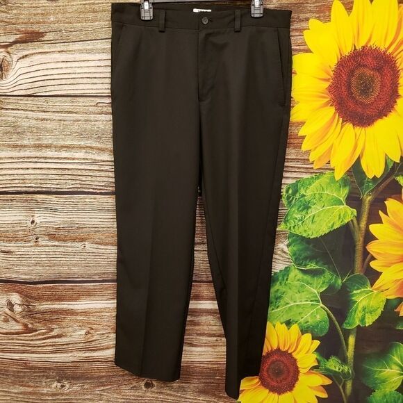 Izod Mens golf pants flat front 34/29 Pre-owned - Picture 1 of 5